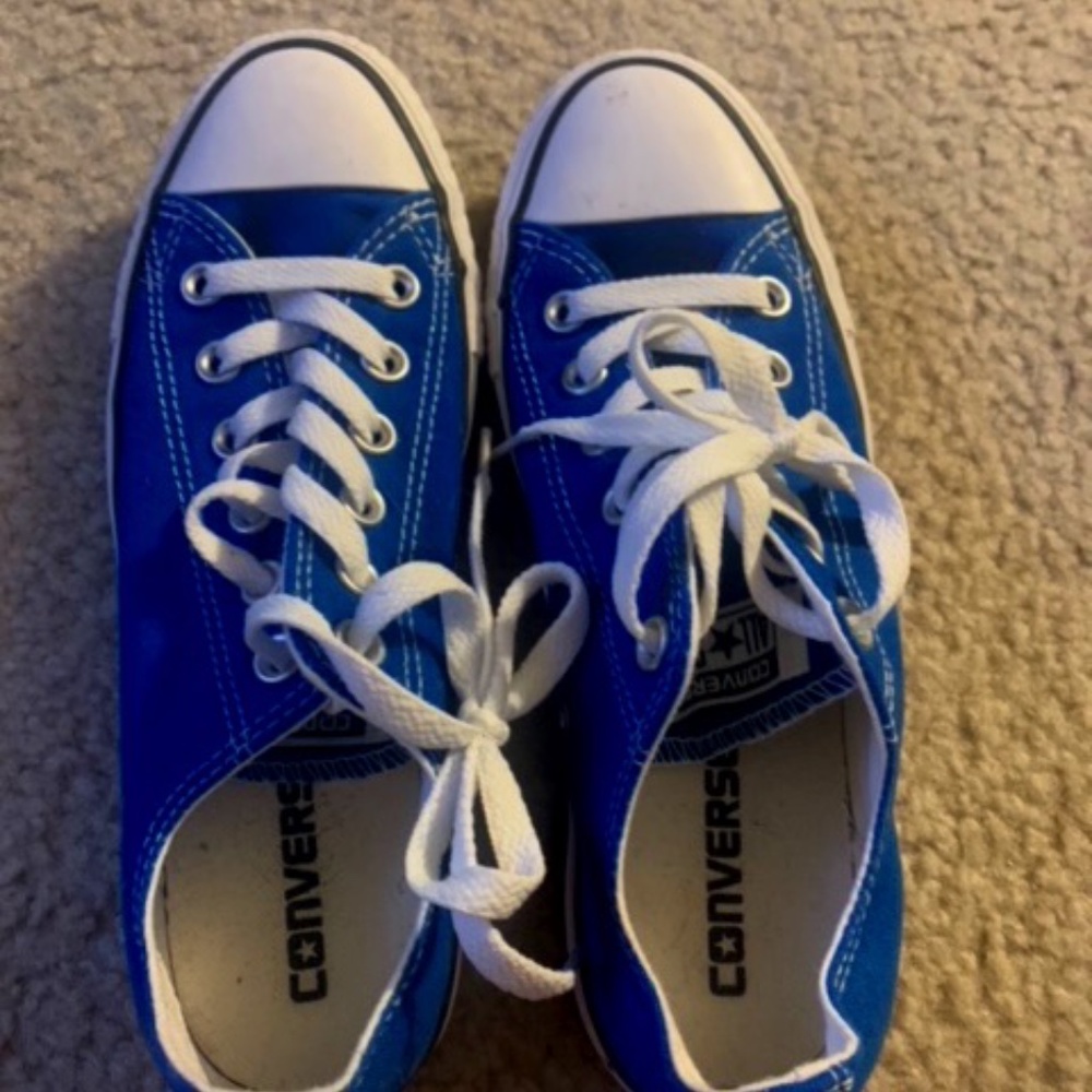 Blue Converse Sneakers